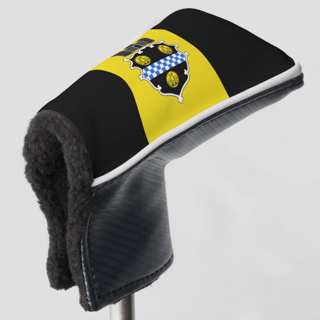 Stadtflagge von Pittsburgh Golf Headcover (3/4 Vorderseite)