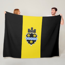 Stadtflagge von Pittsburgh (Pennsylvania) Fleecedecke