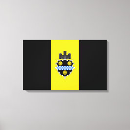 Stadtflagge von Pittsburgh (Pennsylvania) Leinwanddruck