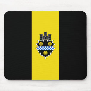 Stadtflagge von Pittsburgh (Pennsylvania) Mousepad