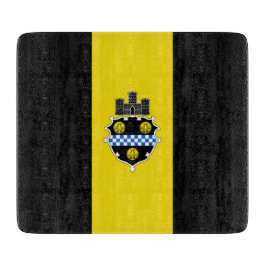 Stadtflagge von Pittsburgh (Pennsylvania) Schneidebrett