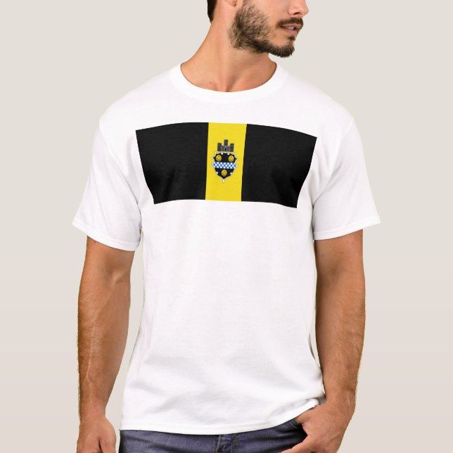 Stadtflagge von Pittsburgh T-Shirt (Vorderseite)