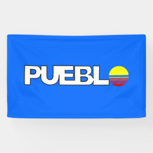 Stadtflagge von Pueblo (Colorado) Banner