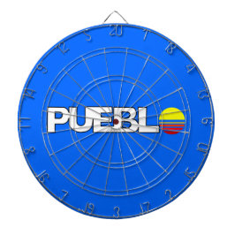 Stadtflagge von Pueblo (Colorado) Dartscheibe