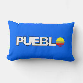 Stadtflagge von Pueblo (Colorado) Lendenkissen