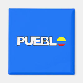 Stadtflagge von Pueblo (Colorado) Magnet
