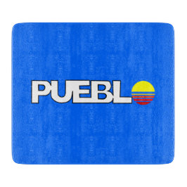 Stadtflagge von Pueblo (Colorado) Schneidebrett