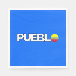Stadtflagge von Pueblo (Colorado) Serviette