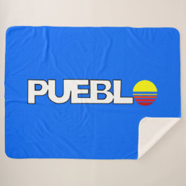 Stadtflagge von Pueblo (Colorado) Sherpadecke