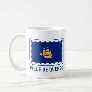 Stadtflagge von Quebec Kaffeetasse