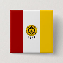 Stadtflagge von San Diego (Kalifornien) Button