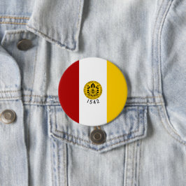 Stadtflagge von San Diego (Kalifornien) Button