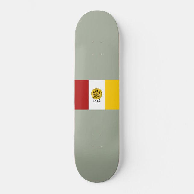 Stadtflagge von San Diego (Kalifornien) Skateboard (Vorderseite)