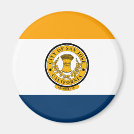Stadtflagge von San José (Kalifornien) Magnet