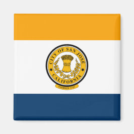Stadtflagge von San José (Kalifornien) Magnet