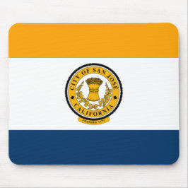 Stadtflagge von San José (Kalifornien) Mousepad