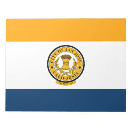 Stadtflagge von San José (Kalifornien) Notizblock