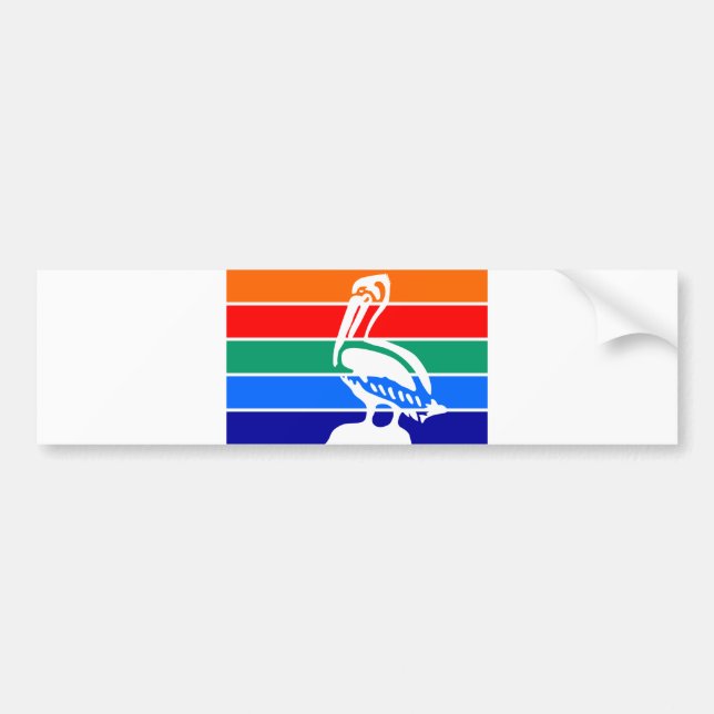 Stadtflagge von St. Petersburg (Florida) Autoaufkleber (Vorne)