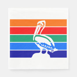 Stadtflagge von St. Petersburg (Florida) Serviette