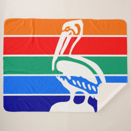 Stadtflagge von St. Petersburg (Florida) Sherpadecke