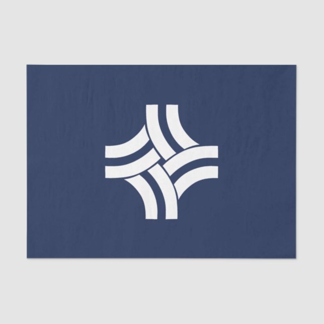 Stadtflagge von Thornton (Colorado) Seidenpapier (Vorderseite)