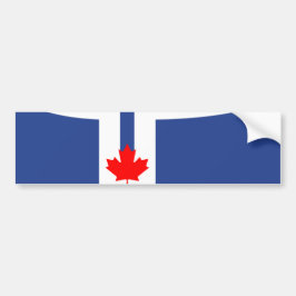 Stadtflagge von Toronto (Kanada) Autoaufkleber