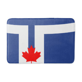 Stadtflagge von Toronto (Kanada) Badematte