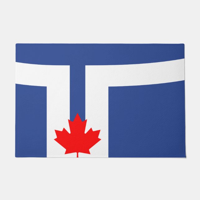 Stadtflagge von Toronto (Kanada) Fußmatte (Vorderseite)