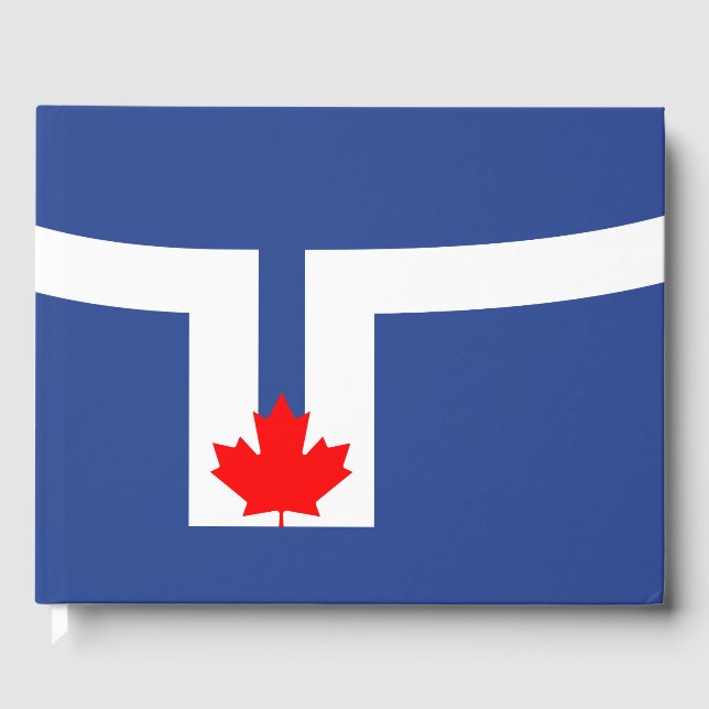 Stadtflagge von Toronto (Kanada) Gästebuch (Vorderseite)