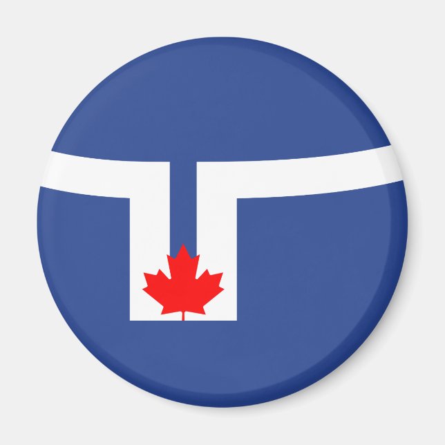 Stadtflagge von Toronto (Kanada) Magnet (Vorne)