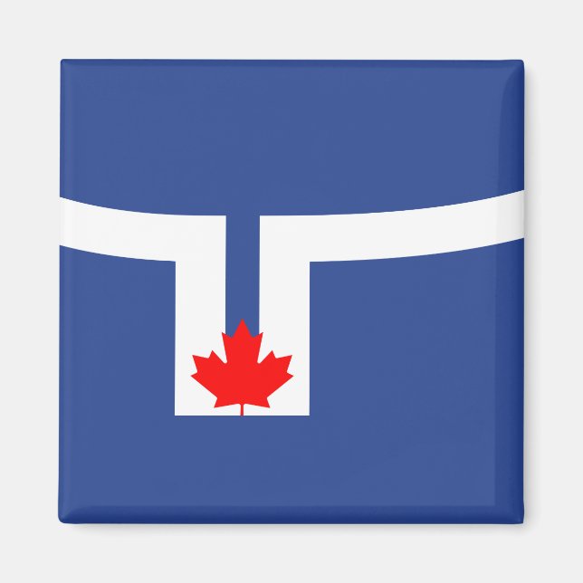 Stadtflagge von Toronto (Kanada) Magnet (Vorne)