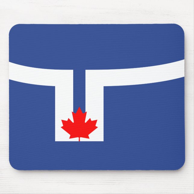Stadtflagge von Toronto (Kanada) Mousepad (Vorne)