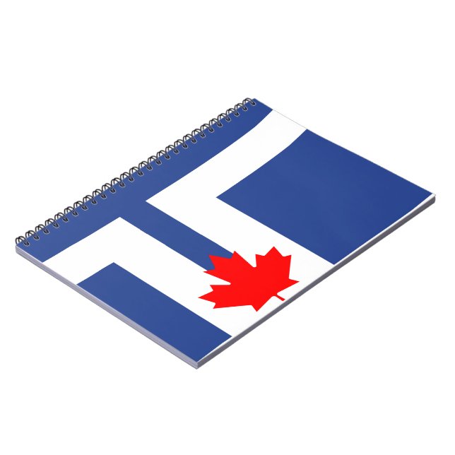 Stadtflagge von Toronto (Kanada) Notizblock (Linke Seite)