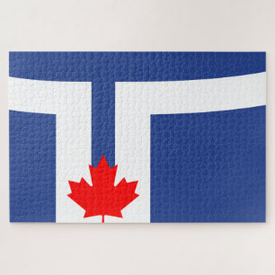 Stadtflagge von Toronto (Kanada) Puzzle