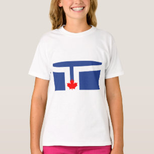 Stadtflagge von Toronto (Kanada) T-Shirt