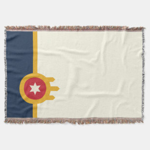 Stadtflagge von Tulsa Decke