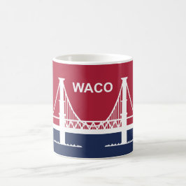 Stadtflagge von Waco (Texas, USA) Kaffeetasse