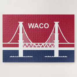 Stadtflagge von Waco (Texas, USA) Puzzle