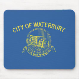 Stadtflagge von Waterbury (Connecticut) Mousepad