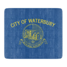 Stadtflagge von Waterbury (Connecticut) Schneidebrett