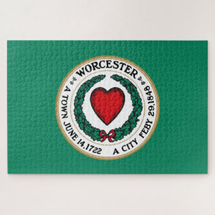 Stadtflagge von Worcester (Massachusetts) Puzzle