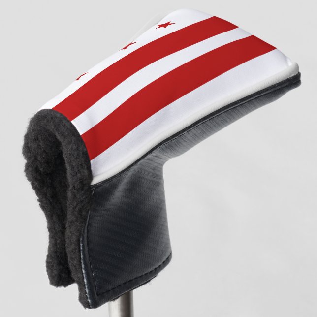 Stadtflagge Washington D.C. Golf Headcover (3/4 Vorderseite)