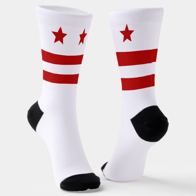 Stadtflagge Washington D.C. Socken (Gewinkelt)