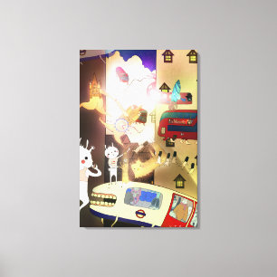 Stadtflucht 2013 leinwanddruck