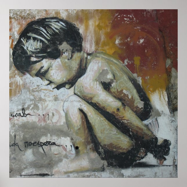 Stadtgraffiti-Kunst Poster (Vorne)