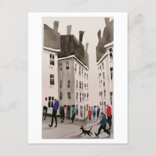 Städtische Bewohner Art Postkarte7 Postkarte