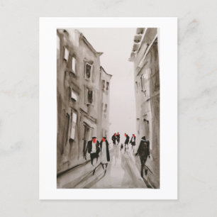 Städtische Bewohner Art Postkarte 11