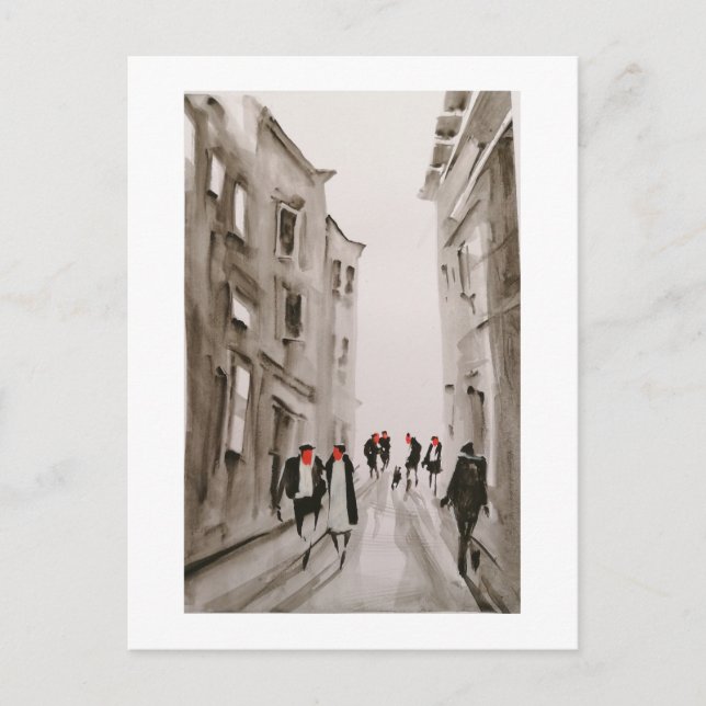 Städtische Bewohner Art Postkarte 11 (Vorderseite)