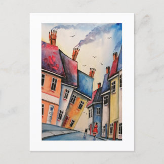 Städtische Bewohner Art Postkarte 5