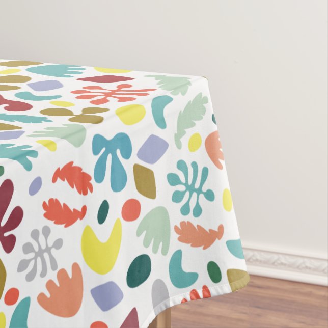 Städtische Bio Formen Tischdecke (Beispiel)